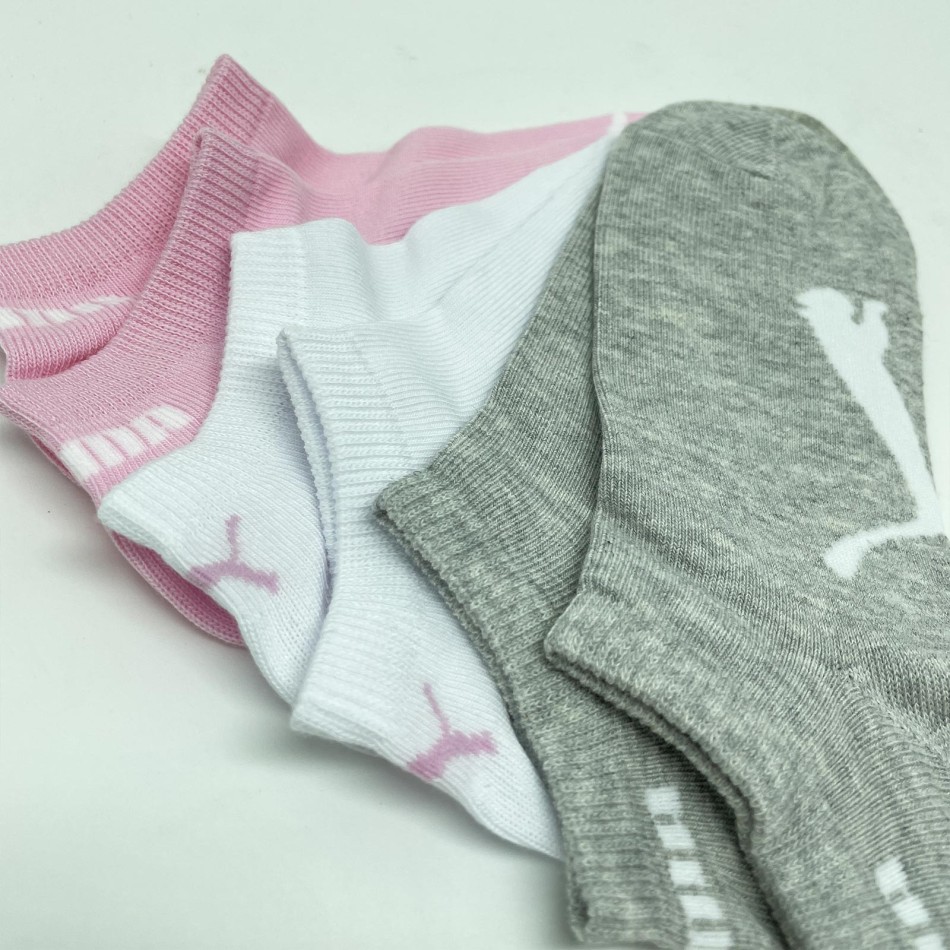 Lot de 3 Paires de Socquettes Sneaker "Lifestyle" (Chaussettes de sport) PUMA chez FrenchMarket