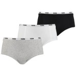 Puma minishort Packx3 Blanc/Gris/Noir