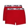 Lot de 2 Boxers FILA Homme en Coton Rouge (Boxershorts für Männer) Fila auf FrenchMarket