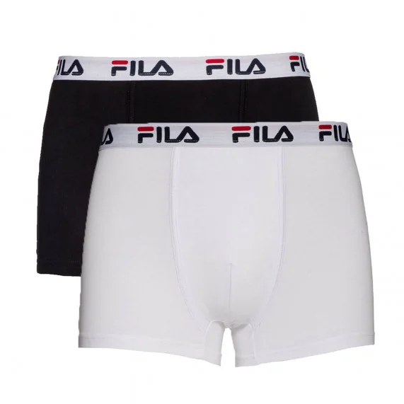 Lot de 2 Boxers FILA Homme en Coton Rouge (Boxershorts für Männer) Fila auf FrenchMarket