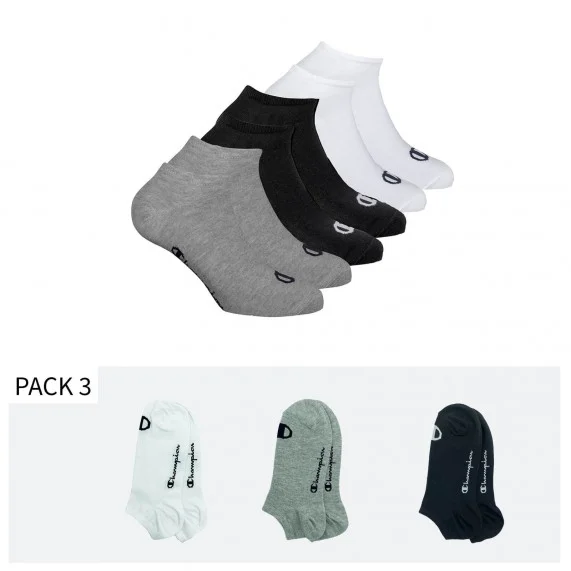 Invisible No Show Socks - Set of 3 (Sports socks) Champion on FrenchMarket