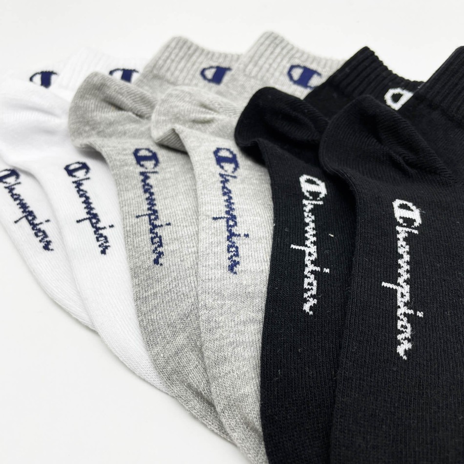 Lot de 3 Paires de Chaussettes Quarter Legacy (Chaussettes de sport) Champion chez FrenchMarket