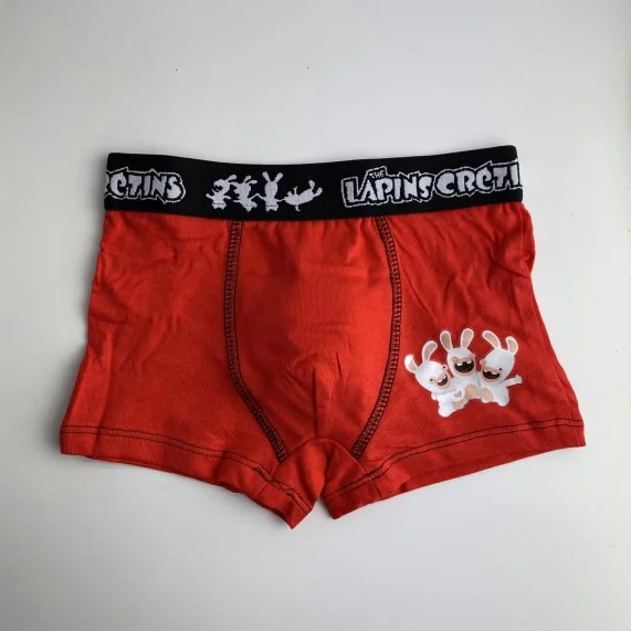 Set of 5 Cotton Boxers for Boys Rabbids (Boxers) French Market on FrenchMarket