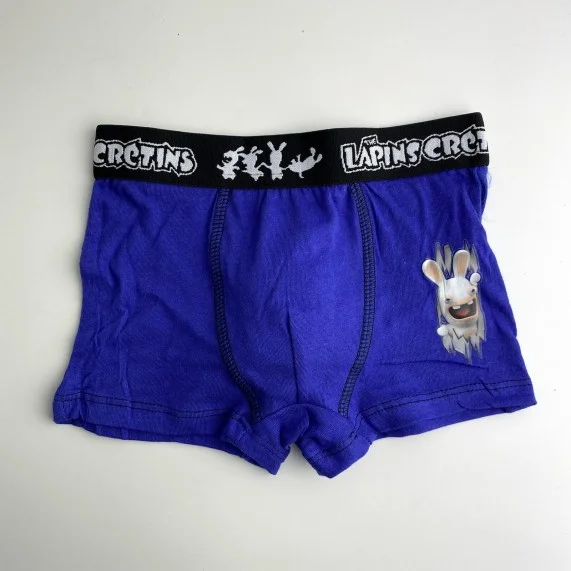 Set van 5 katoenen boxers voor jongens Rabbids (Set jongensboxershorts) French Market chez FrenchMarket