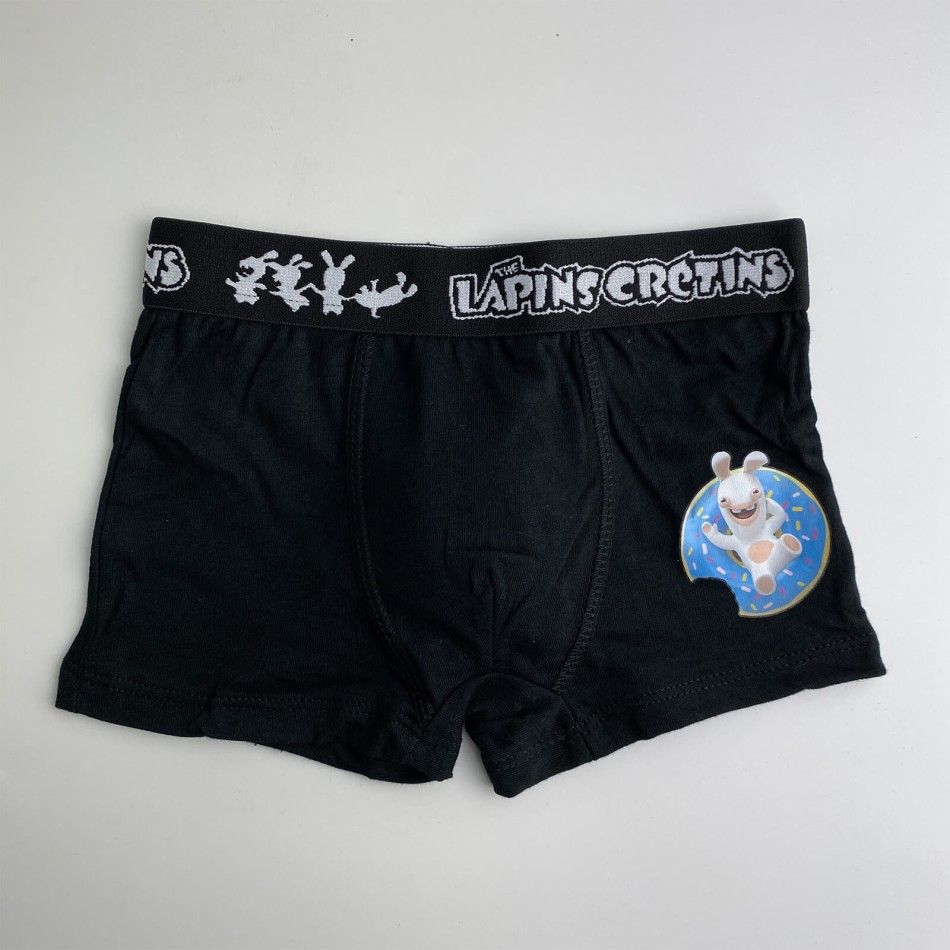 Set of 5 Kid Boxers Rabbids | Cotton Boxers - French Market