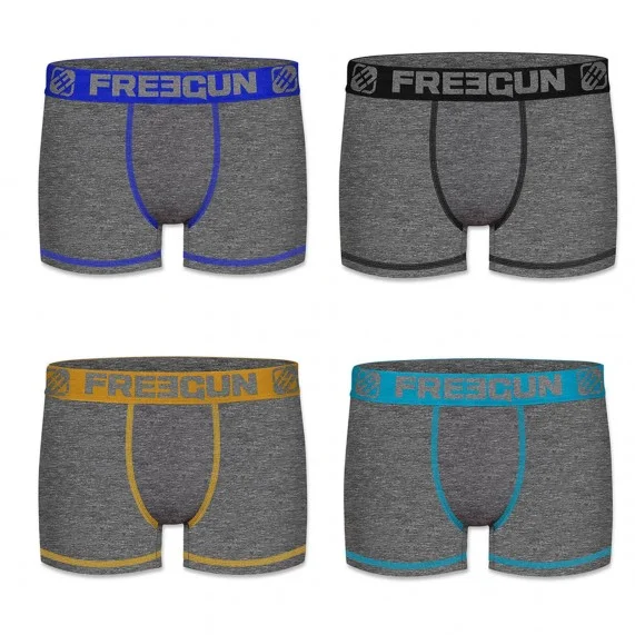 Set of 4 Men's Jeans Boxers (Boxers) Freegun on FrenchMarket