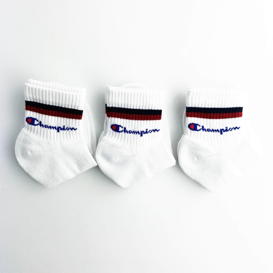 CHAMPION Short Socks | Ankel Classic Stripe LotX3 / French Mkt