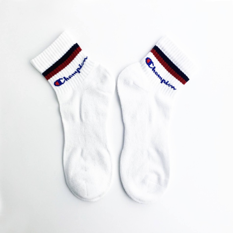 Klassieke strepen korte sokken set van 3 (Sportsokken) Champion chez FrenchMarket