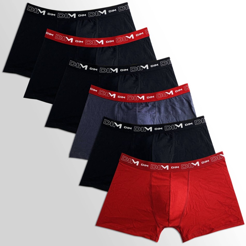 ➨ DIM Män 6-Pack Stretch Cotton Boxers | Fri frakt