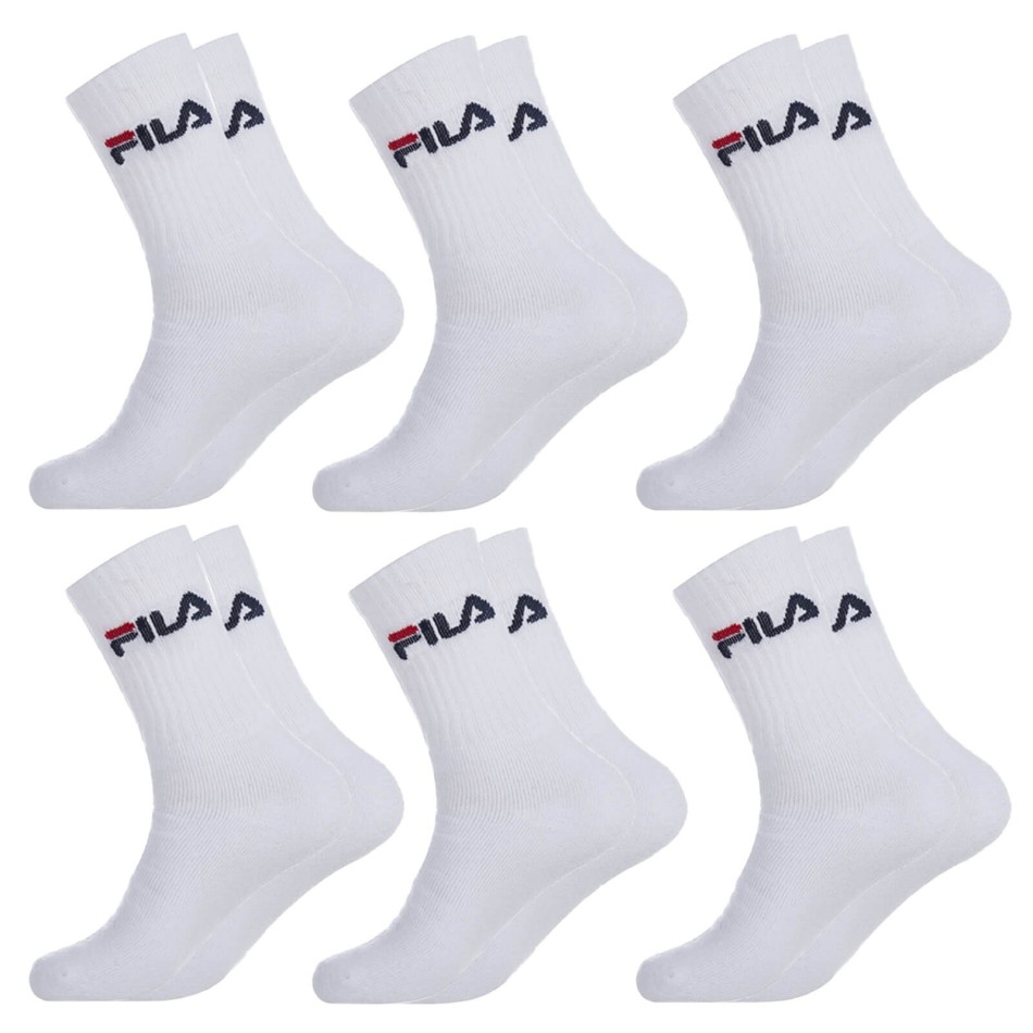 Lot de 6 paires de chaussettes de Sport Crew (Chaussettes de sport) Fila chez FrenchMarket