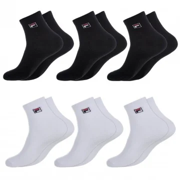 Pack of 6 Pairs of Short Socks Sport Logo (Sports socks) Fila on FrenchMarket