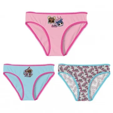 LOL Surprise! - Set of 3 Girls Cotton Panties (Panties) French Market on FrenchMarket