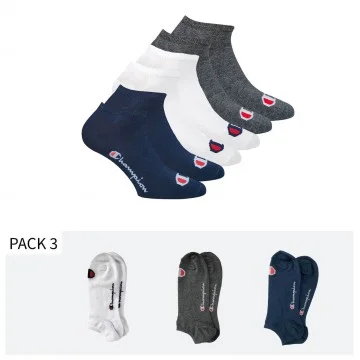 Invisible No Show Socks - Set of 3 (Sports socks) Champion on FrenchMarket