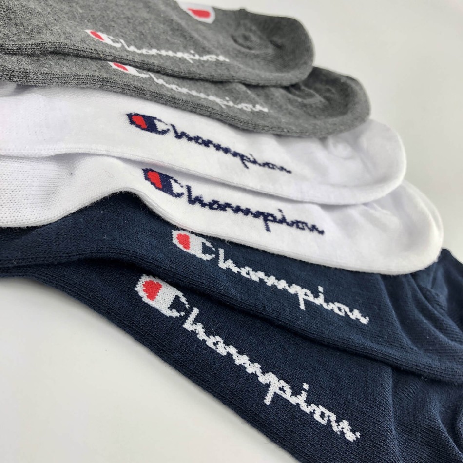 CHAMPION Socquettes | Lot de 3 paires chaussettes No Show
