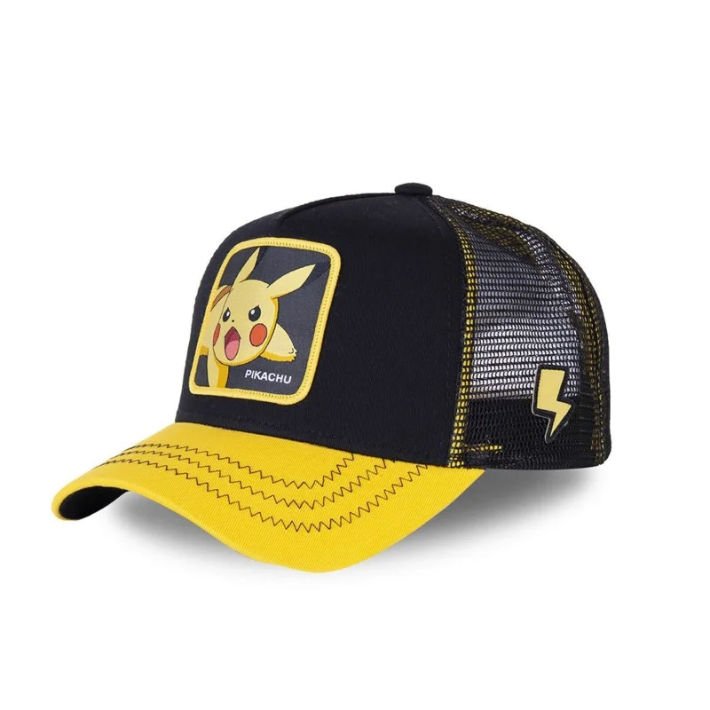 Capslab - Casquette Homme Trucker Pokemon Jaune Taille Unique
