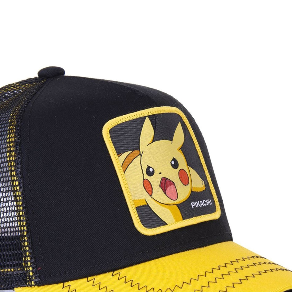 CAPSLAB Pokémon Pikachu Trucker Cap for Men