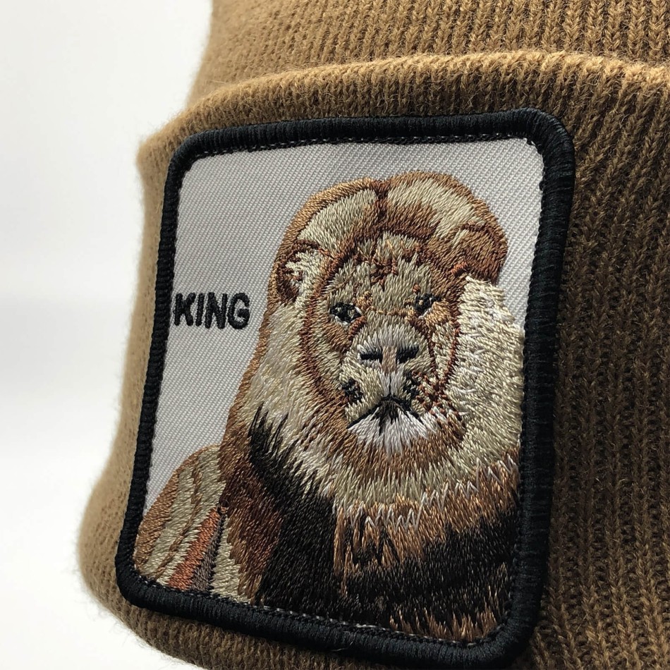 GOORIN BROS Beanie Lion för män - KING - Fri leverans