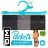 Juego de 3 bóxers de algodón elástico "Les Pockets de Dim" (Boxers) Dim chez FrenchMarket