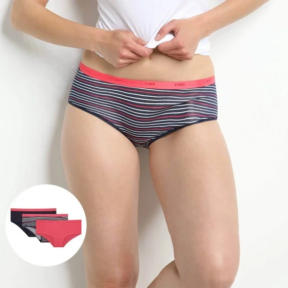 Juego de 3 bóxers de algodón elástico "Les Pockets de Dim" (Boxers) Dim chez FrenchMarket