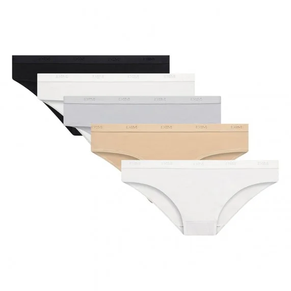 Set di 5 mutandine in cotone stretch "EcoDim" (Mutandine) Dim chez FrenchMarket Set di 5 mutandine in cotone stretch "EcoDim" (Mutandine) Dim chez FrenchMarket