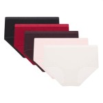 Pearl/Ballerina Pink/Brown/Rhubarb Red/Black