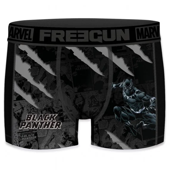 FREEGUN Bóxer deportivo Aktiv para hombre Marvel Black Panther (Calzoncillos para hombre) Freegun chez FrenchMarket