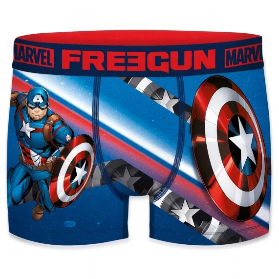Boxer shorts Freegun Marvel Man Captain America (Boxers) Freegun on FrenchMarket