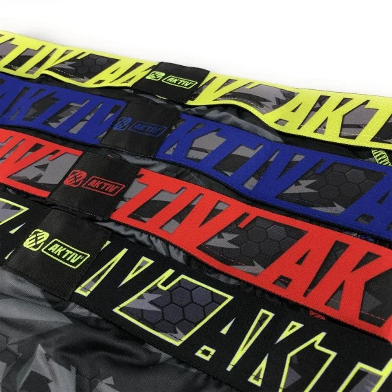Set van 4 AKTIV Sport Boxers voor heren OTT (Herenboxershorts) Freegun chez FrenchMarket