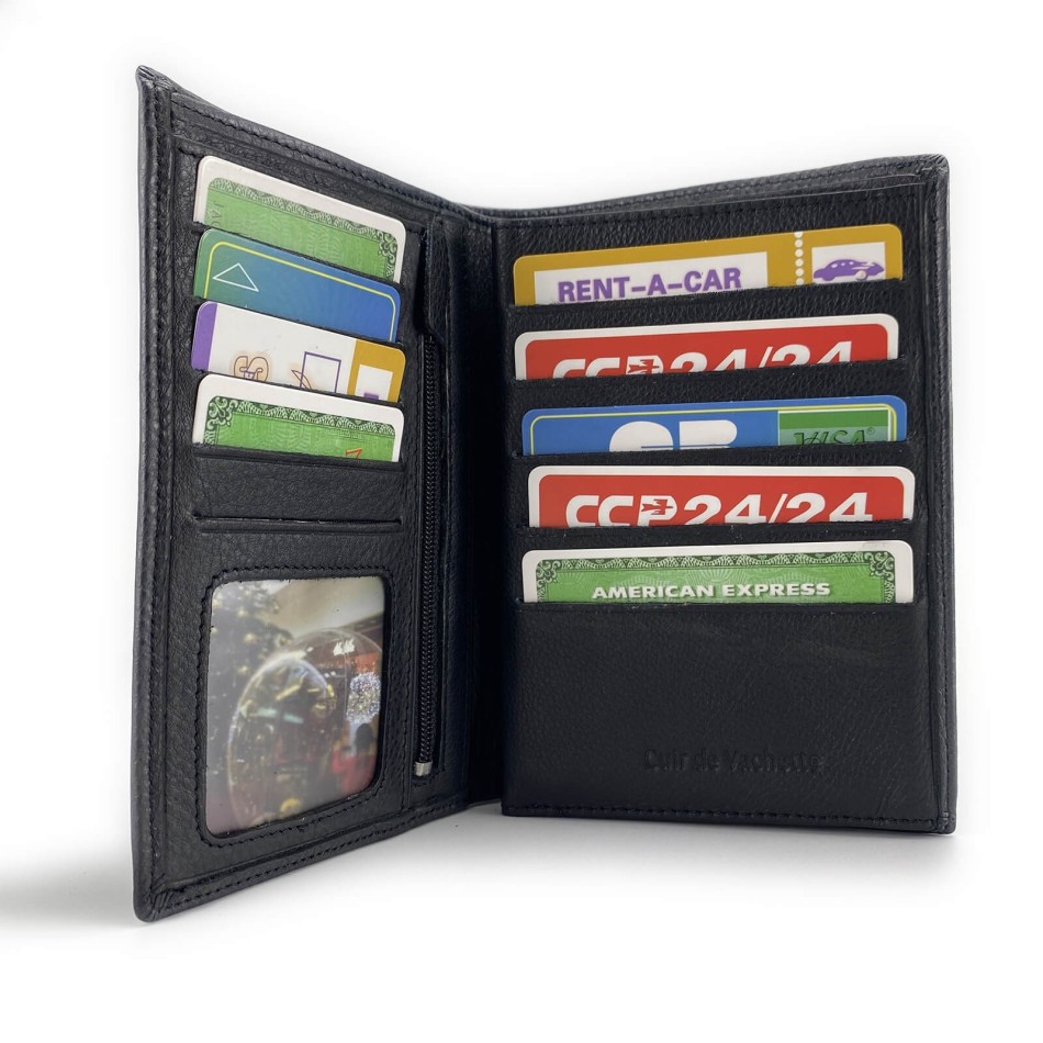 Portefeuille en Cuir - Elephant D'Or - Taille 15cm*10cm