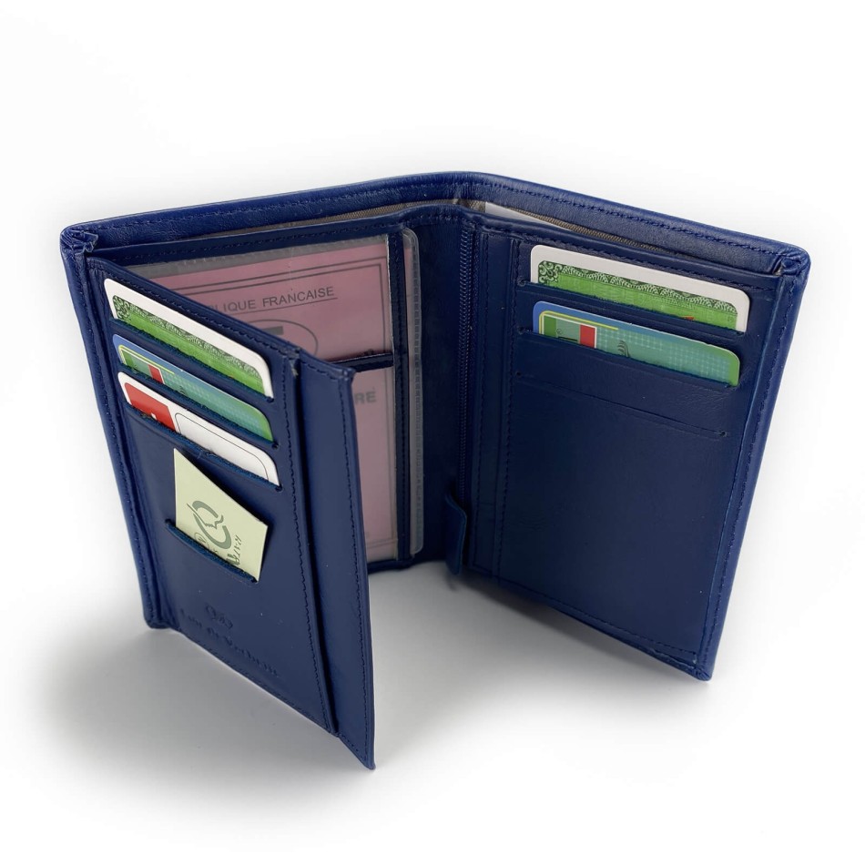 Leather Wallet - Size 12cm*9cm (Portfolios) Elephant d'Or on FrenchMarket