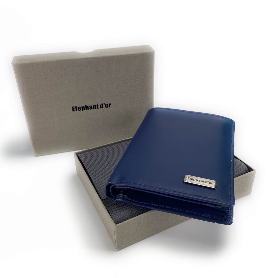 Portefeuille en Cuir - Elephant D'Or - Taille 12cm*9cm