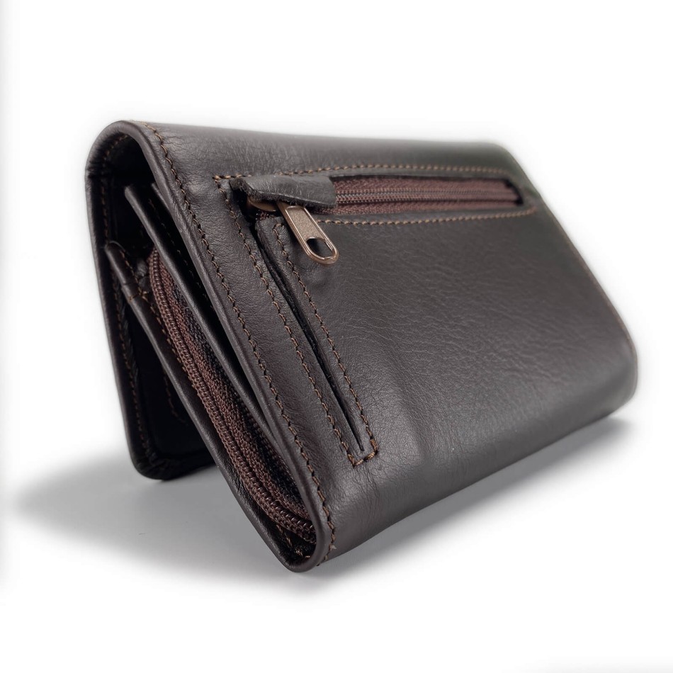 ELEPHANT D'OR | Läder "Petit Compagnon" plånbok för kvinnor