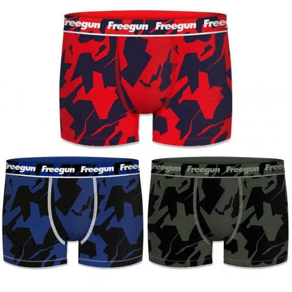 3er-Set Never Stop Cotton Boxershorts für Männer (Boxershorts für Männer) Freegun auf FrenchMarket 3er-Set Never Stop Cotton Boxershorts für Männer (Boxershorts für Männer) Freegun auf FrenchMarket