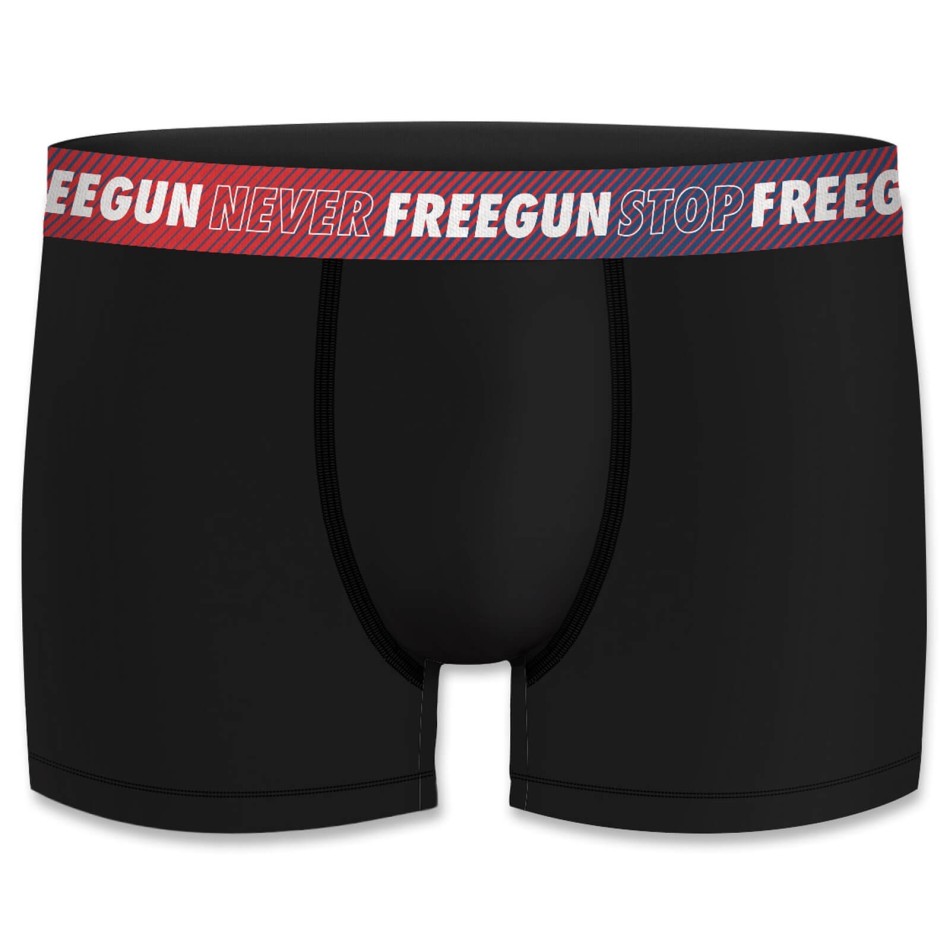 FREEGUN Män | Set med 3 boxershorts i bomull Never Stop French Market