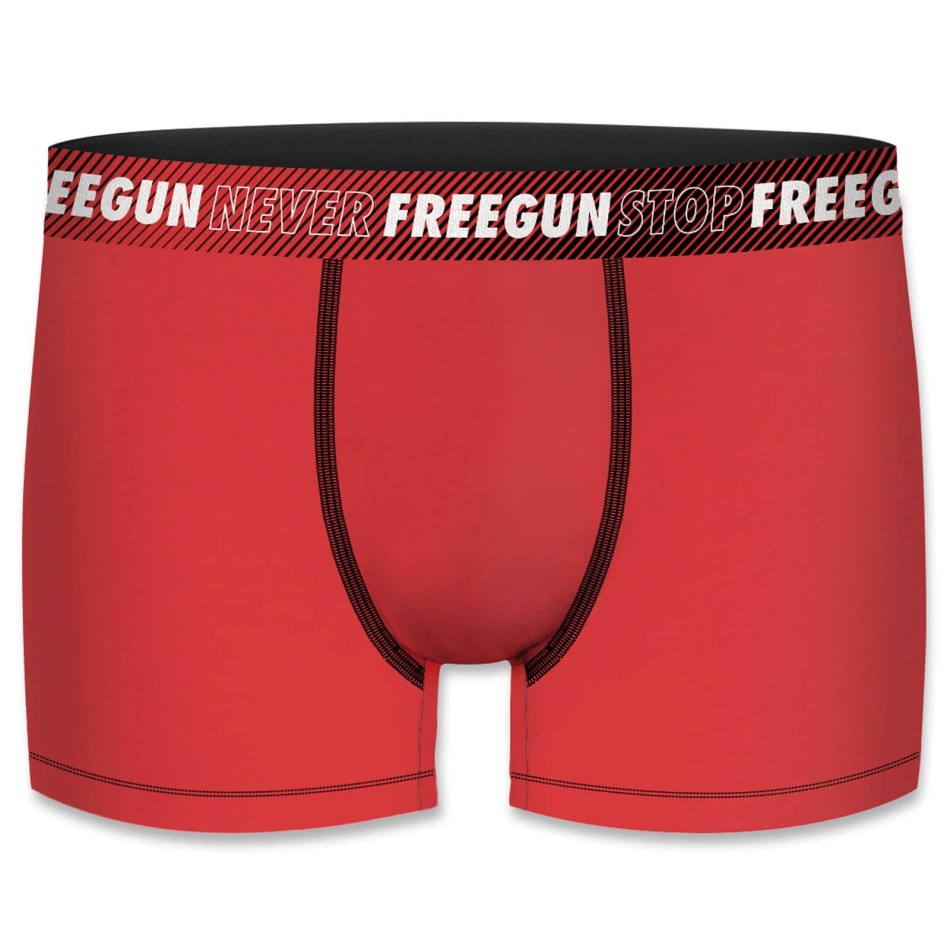 FREEGUN Män | Set med 3 boxershorts i bomull Never Stop French Market