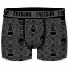 Set of 4 Organic Cotton Boxers for Men Flowers/Skull (Boxers) Freegun on FrenchMarket