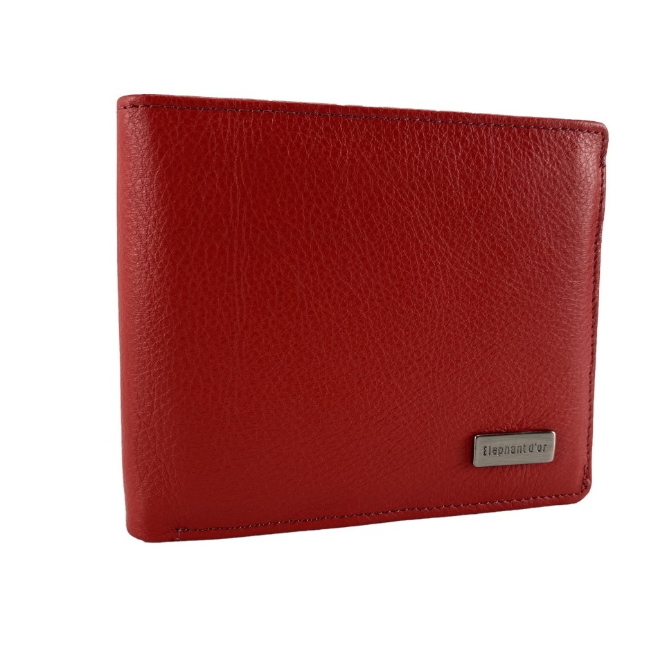 Portefeuille à l'italienne en cuir Elephant D'Or