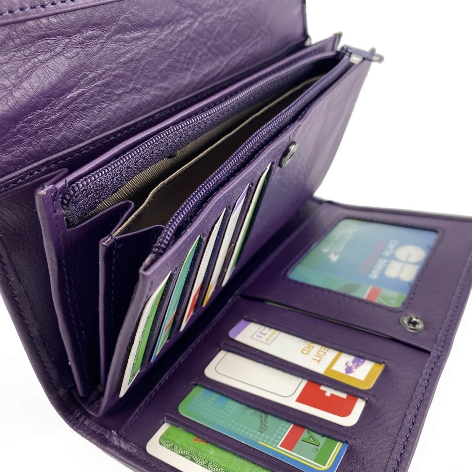 Elephant D'Or Leather Companion Wallet for Women (Companion) Elephant d'Or on FrenchMarket