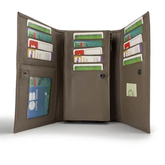 Elephant D'Or Leather Companion Wallet voor dames (Metgezel) Elephant d'Or chez FrenchMarket