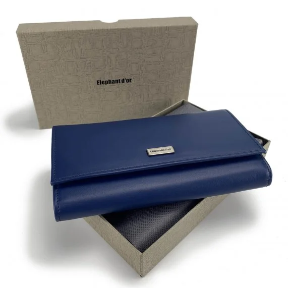 Elephant D'Or Leather Companion Wallet for Women (Companion) Elephant d'Or on FrenchMarket