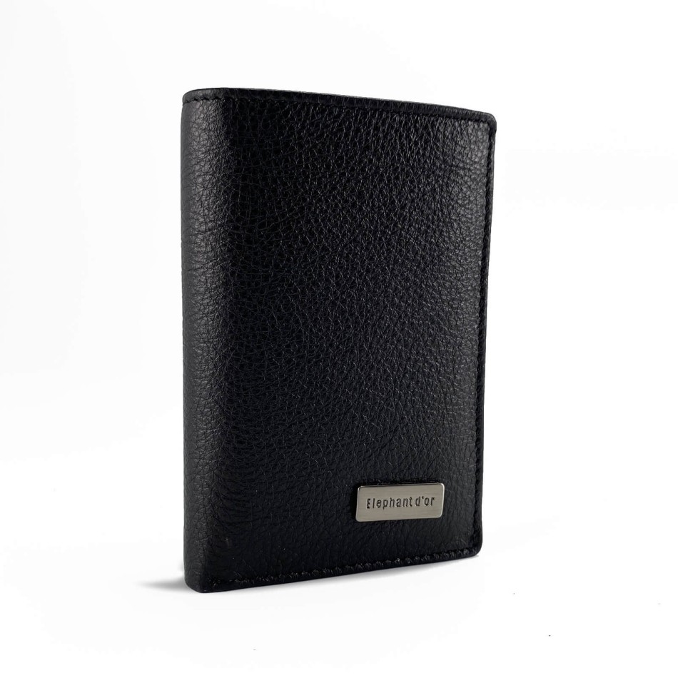 Porte-Cartes en Cuir Elephant D'Or