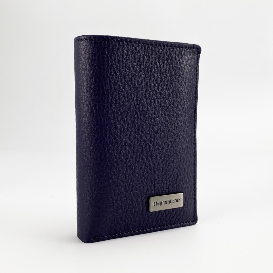 Porte-Cartes en Cuir Elephant D'Or