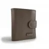Goldene Elefanten-Ledertasche für Karten und Geldscheine (Geldbörse) Elephant d'Or auf FrenchMarket