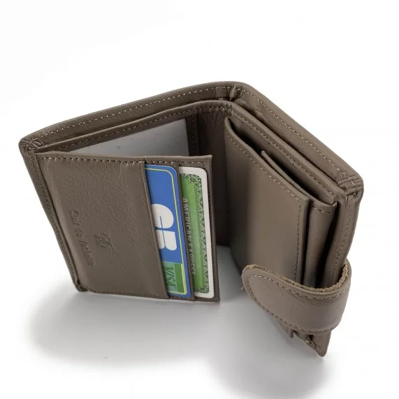 Gold Elephant Leather Card and Billfold Wallet (Purse) Elephant d'Or on FrenchMarket