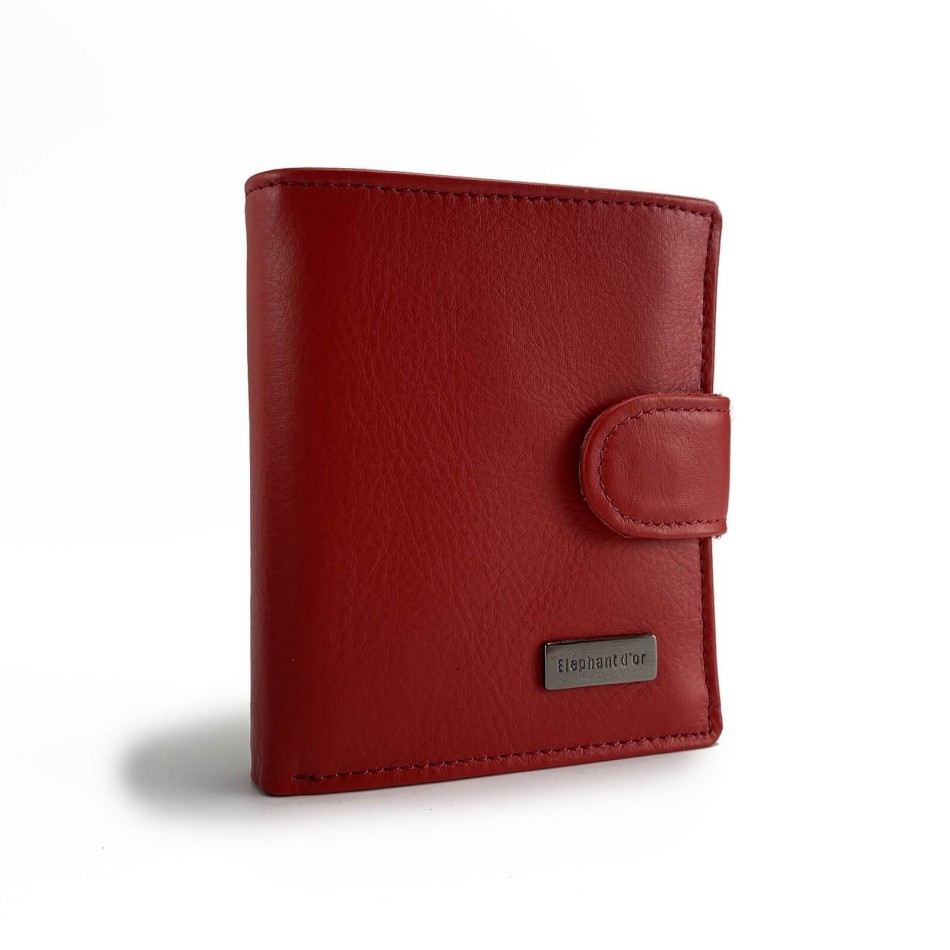 Gold Elephant Leather Card and Billfold Wallet (Purse) Elephant d'Or on FrenchMarket