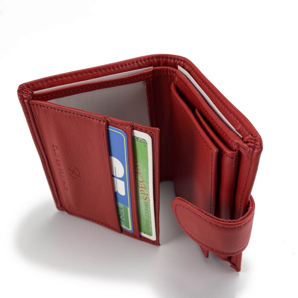Gold Elephant Leather Card and Billfold Wallet (Purse) Elephant d'Or on FrenchMarket