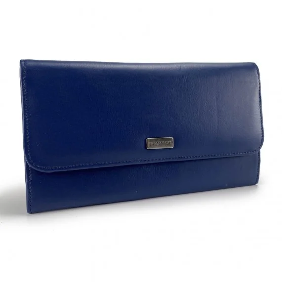 Companion Wallet Leather Checkbook Wallet for Women (Companion) Elephant d'Or on FrenchMarket