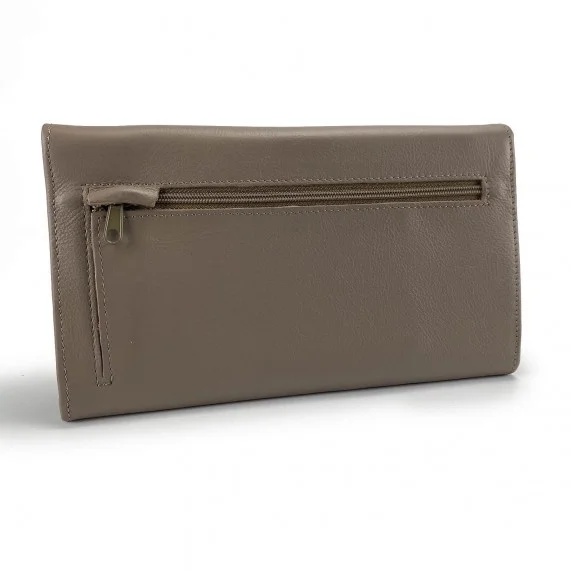 Companion Wallet Damen Scheckheftbörse aus Leder (Begleiterin) Elephant d'Or auf FrenchMarket
