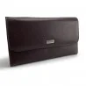 Companion Wallet Leather Checkbook Wallet for Women (Companion) Elephant d'Or on FrenchMarket