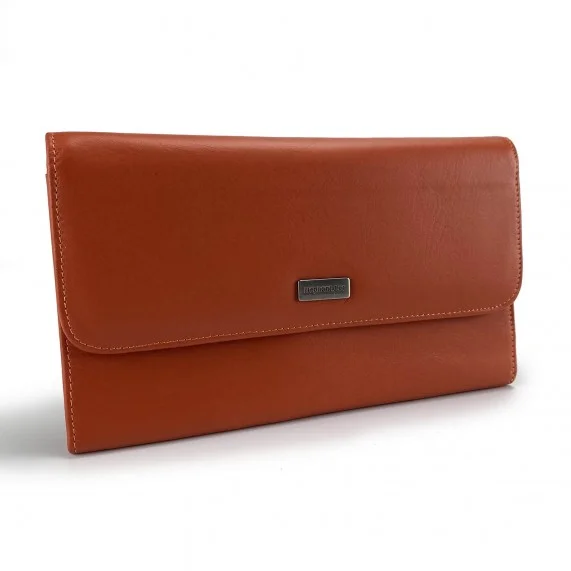 Companion Wallet Damen Scheckheftbörse aus Leder (Begleiterin) Elephant d'Or auf FrenchMarket